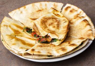 Meksikalı quesadillas.