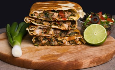 Meksikalı quesadillas.