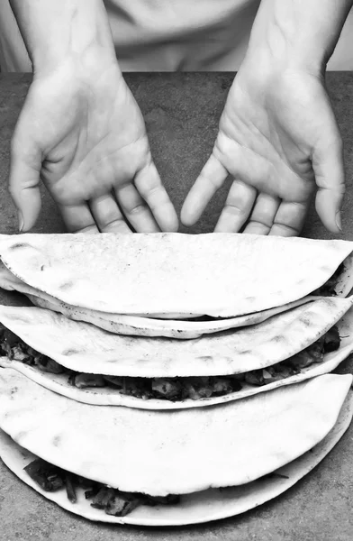 멕시코 quesadillas. — 스톡 사진
