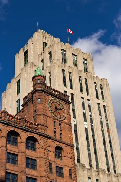 Montreal, Kanada şehir ofis binaları — Stok fotoğraf
