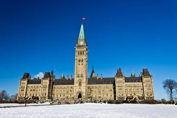 Der hügel des kanadischen parlaments in ottawa, kanada — Stockfoto