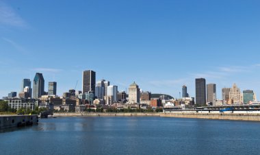 Montreal, Kanada şehrin manzarası