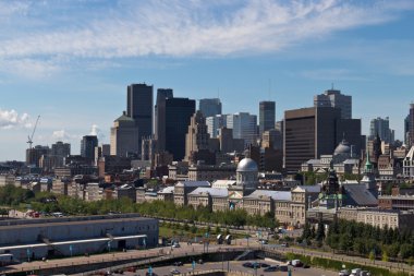 Cityscape downtown Montreal, Canada