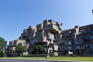 Habitat 67 Montreal, Kanada'da Modüler binalar