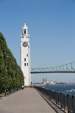 Eski bağlantı noktası Montreal, Kanada'da Montreal Saat Kulesi