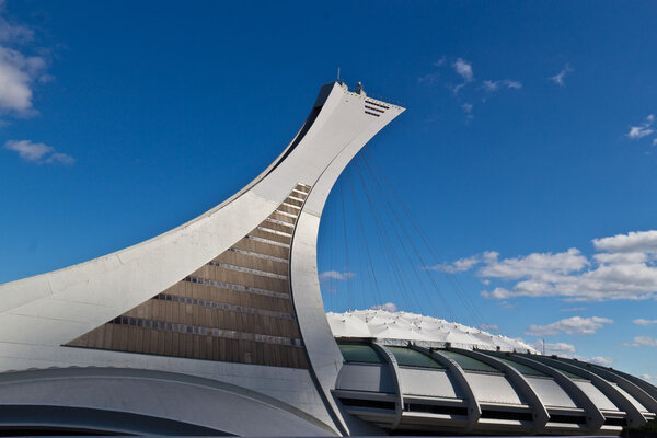 The Olympic Stadium in Monreal, Canada