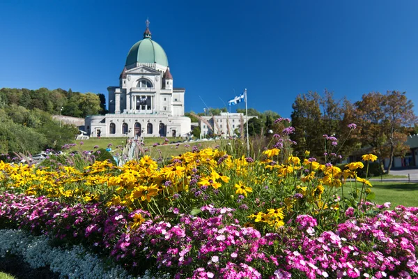 Het Oratorium Sint Jozef in Montréal, Canada is een nationale Histo — Stockfoto