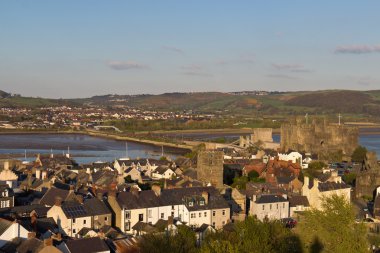 Conwy Castle Kuzey Galler içinde yer alan bir Unesco Dünya Herita olduğunu