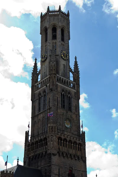 Campanile Belfort (Belfry) a Bruges, Belgio — Foto Stock