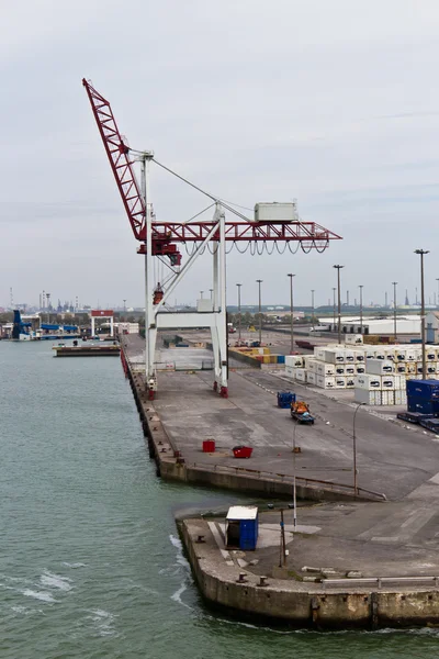 DUNKIRK / FRANCE - April 17, 2014: Port of Dunkirk (Grand Port Mar — стоковое фото