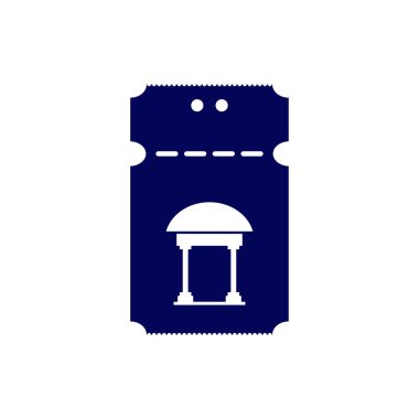 House Ticket tasarım logo vektör şablonu, Simge Sembolü, Yaratıcı Tasarım konsepti