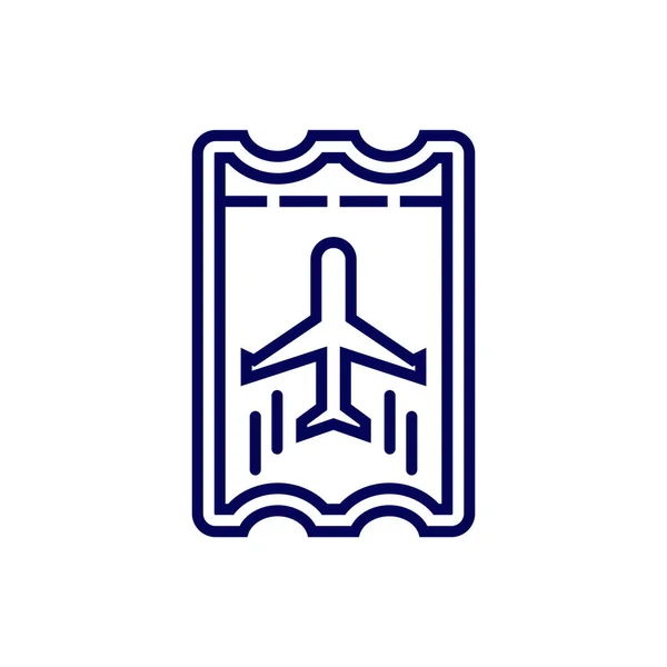 Дизайн Піктограми Літака Дизайн Логотипу Векторний Шаблон Символ Піктограми Концепція — стоковий вектор