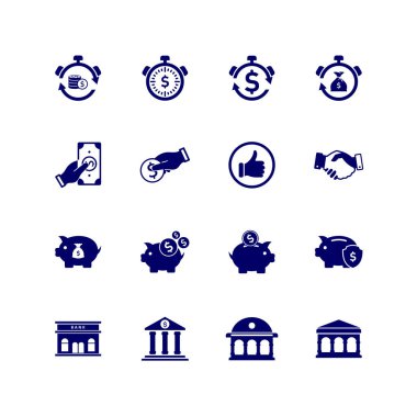 Business mali logo tasarım konsepti, Muhasebe logosu tasarım vektör şablonu, simge