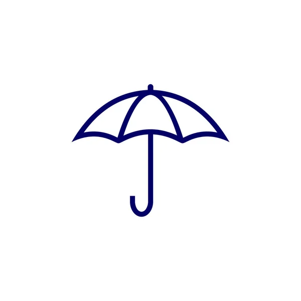 Money Umbrella Logo Design Vector Template Business Logo Design Concept — Stock Vector