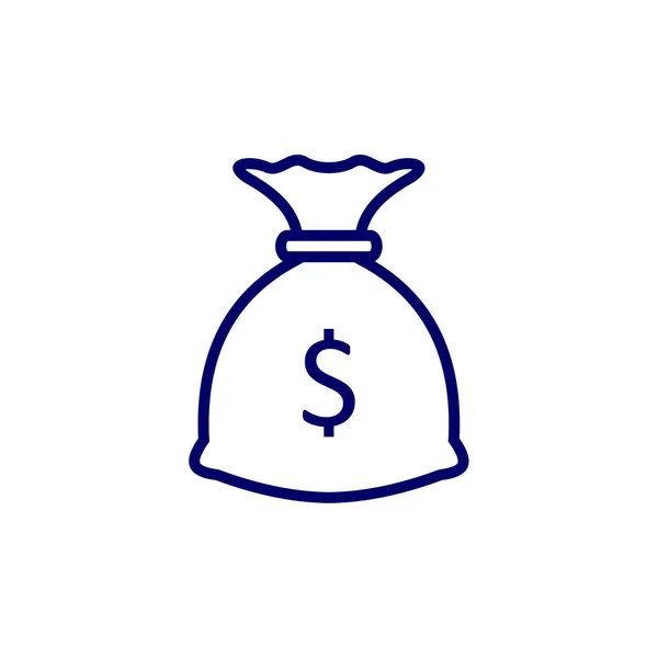 Geld Logo Design Vektor Vorlage Business Logo Design Konzept Icon — Stockvektor
