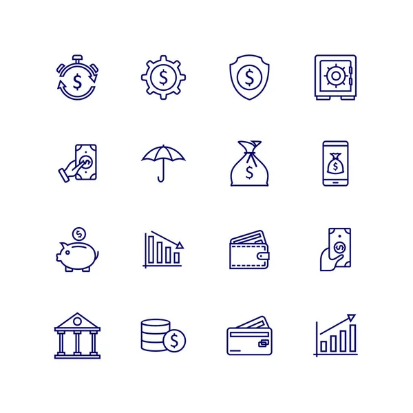 Business mali logo tasarım konsepti, Muhasebe logosu tasarım vektör şablonu, simge