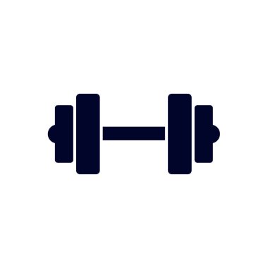 Dambıllar tasarım vektörü, Fitness ekipman ikonu konsepti, Yaratıcı Spor Sembolü, İllüstrasyon