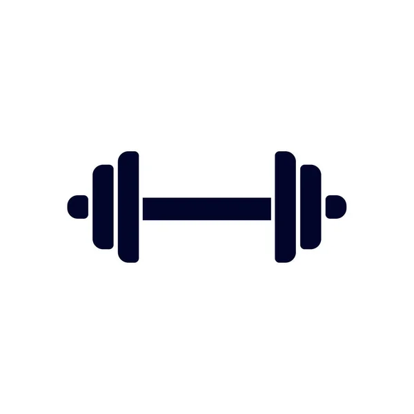 Dumbbells Design Vector Fitness Equipment Icon Concept Creative Gym Symbol — Stockový vektor