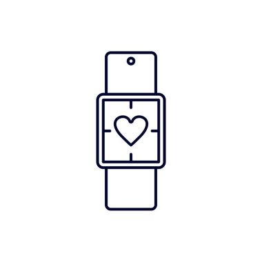 Saatler tasarım vektörü, Fitness ekipmanı ikonu konsepti, Yaratıcı Spor Sembolü, İllüstrasyon