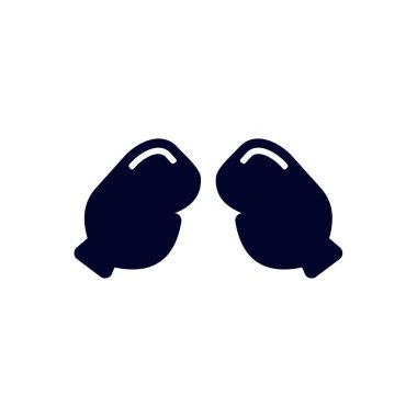 Boks tasarımı vektörü, Fitness ekipman ikonu konsepti, Yaratıcı Spor Sembolü, İllüstrasyon