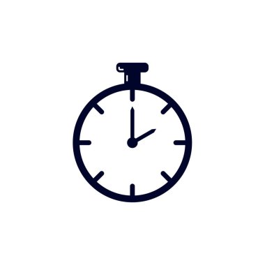 Stopwatch tasarım vektörü, Fitness ekipman ikonu konsepti, Yaratıcı Spor Sembolü, İllüstrasyon