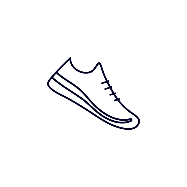 Vetor Design Esporte Sapatos Conceito Ícone Equipamento Fitness Símbolo Ginásio — Vetor de Stock