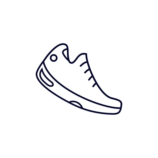 Vetor Design Esporte Sapatos Conceito Ícone Equipamento Fitness Símbolo Ginásio — Vetor de Stock