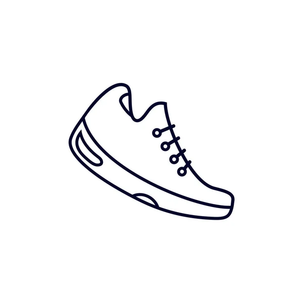 Vecteur Conception Sport Chaussures Concept Icône Équipement Fitness Symbole Gymnase — Image vectorielle