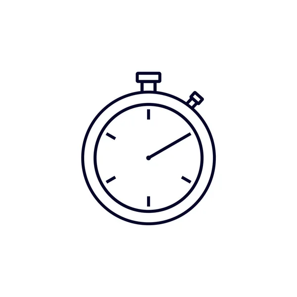 Stopwatch Design Vector Koncepcja Ikony Sprzętu Fitness Creative Gym Symbol — Wektor stockowy