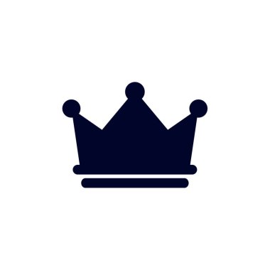 Crown logo vektör şablonu, Yaratıcı Kumar tasarım simgesi İllüstrasyonu