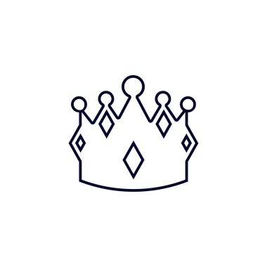 Crown logo vektör şablonu, Yaratıcı Kumar tasarım simgesi İllüstrasyonu