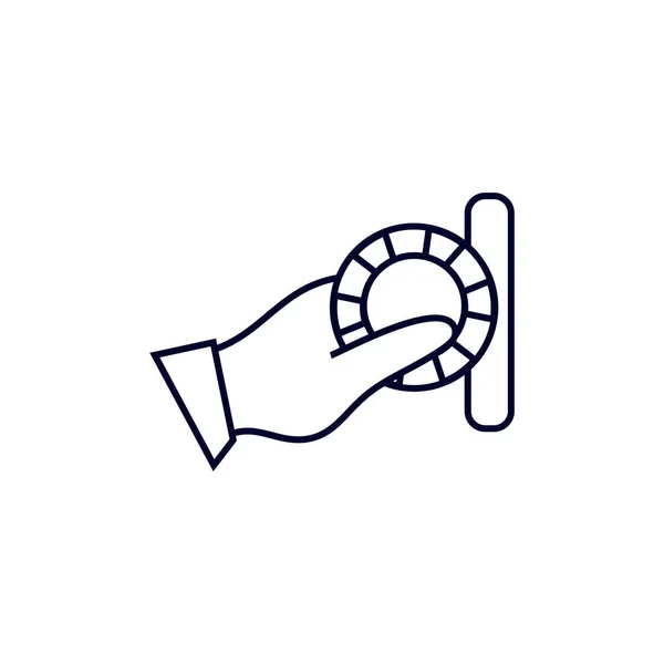 Иконка Казино Иконка Векторный Шаблон Логотипа Creative Gambling Дизайн Иконка — стоковый вектор
