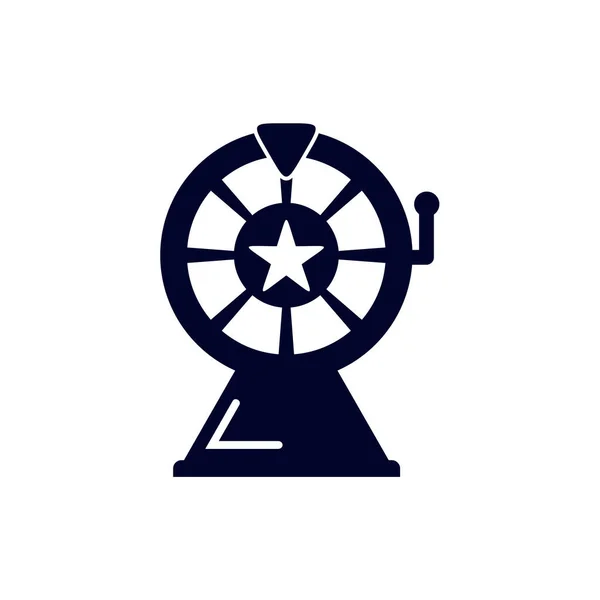 Modèle Vectoriel Logo Icône Machine Casino Symbole Icône Conception Jeu — Image vectorielle