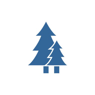 Çam logosu tasarım vektör şablonu, açık hava logo tasarım konsepti, simge sembolü