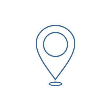 Nokta haritaları logo tasarım vektör şablonu, açık hava logo tasarım konsepti, simge sembolü