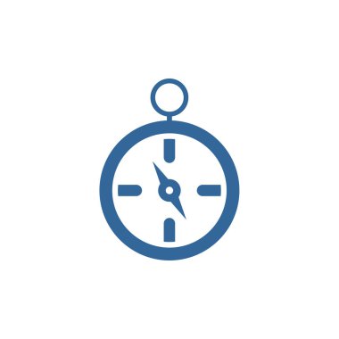 Pusula logo tasarım vektör şablonu, açık hava logo tasarım konsepti, simge sembolü