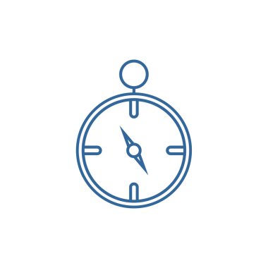 Pusula logo tasarım vektör şablonu, açık hava logo tasarım konsepti, simge sembolü