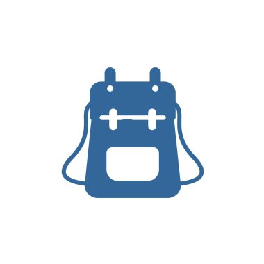 Açık hava logo tasarım vektör şablonu için çanta, açık hava logo tasarım konsepti, simge sembolü