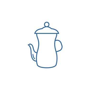 Bardak logosu tasarımı vektör şablonu, seyahat logosu tasarımı konsepti, simge sembolü