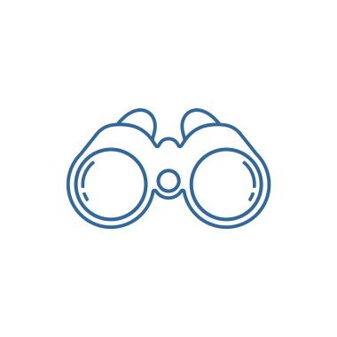 Dürbün logo tasarım vektör şablonu, açık hava logo tasarımı konsepti, simge sembolü