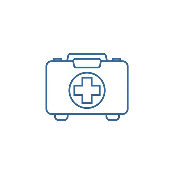 医療バッグロゴデザインベクトルテンプレート 旅行ロゴデザインコンセプト アイコンシンボル — ストックベクタ