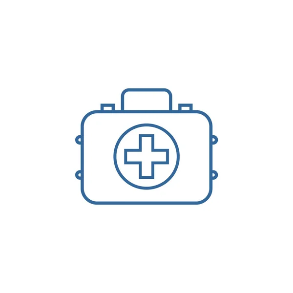 医療バッグロゴデザインベクトルテンプレート 旅行ロゴデザインコンセプト アイコンシンボル — ストックベクタ