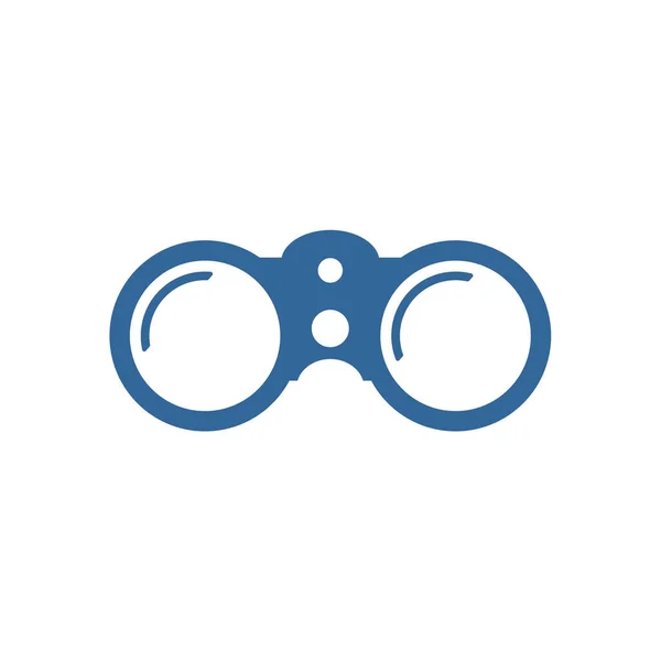 Binoculars Logo Design Vector Template Outdoor Logo Design Concept Icon — Stock Vector