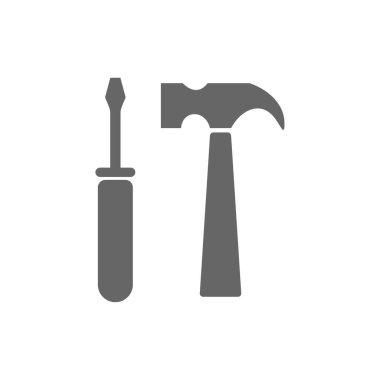 Teknik simge vektörü, Mühendislik basit simge şablonu, Yaratıcı Ayar simgesi tasarımı, İllüstrasyon