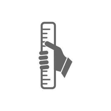 Cetvel araçları simge vektörü kümesi, Mühendislik basit simge şablonu, resimleme