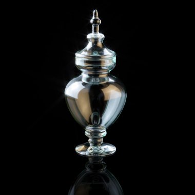 Siyah arka planda (kavramsal resim Vintage Züccaciye Mağazaları)