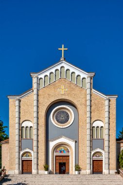 Silvi Marina, Italy - 06 05 2021: Chiesa di Santa Maria Assunta