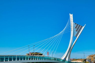 Pescara, Italy - 04 30 2021: Ponte Ennio Flaiano