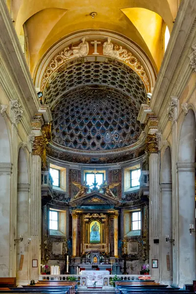 Roma Italia 2021 Interior Santa Maria Della Consolazione — Foto de Stock