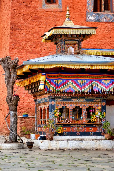 Dechenphu Lhakhan Thimphu Butan Avlusu — Stok fotoğraf